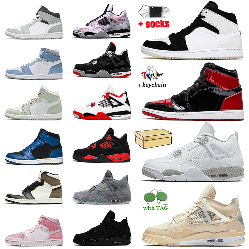 2022 With Box Patent Bred 1s Royal Blue Jumpman 1 Basketball Shoes Women Men Red Thunder 4 4s White Oreo Sail Canyon Purple Canvas Military Black Cat Trainers Sneakers, C35 military black 40-47
2022 With Box Patent Bred 1s Royal Blue Jumpman 1 Basketball Shoes Women Men Red Thunder 4 4s White Oreo Sail Canyon Purple Canvas Military Black Cat Trainers Sneakers, C35 military black 40-47