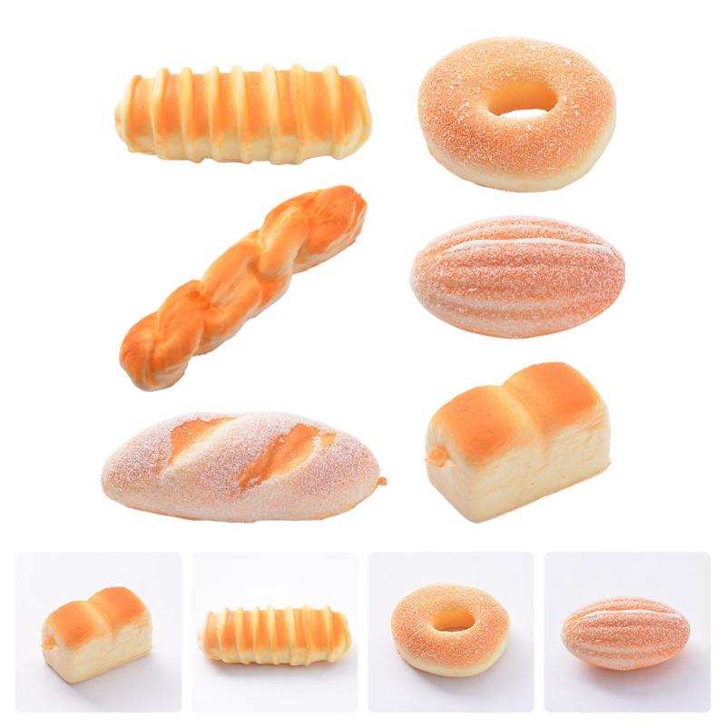 Decorative Flowers & Wreaths 6Pcs PU Simulated Bread Models Artificial Po Props For Bakery (Yellow)
Decorative Flowers & Wreaths 6Pcs PU Simulated Bread Models Artificial Po Props For Bakery (Yellow)