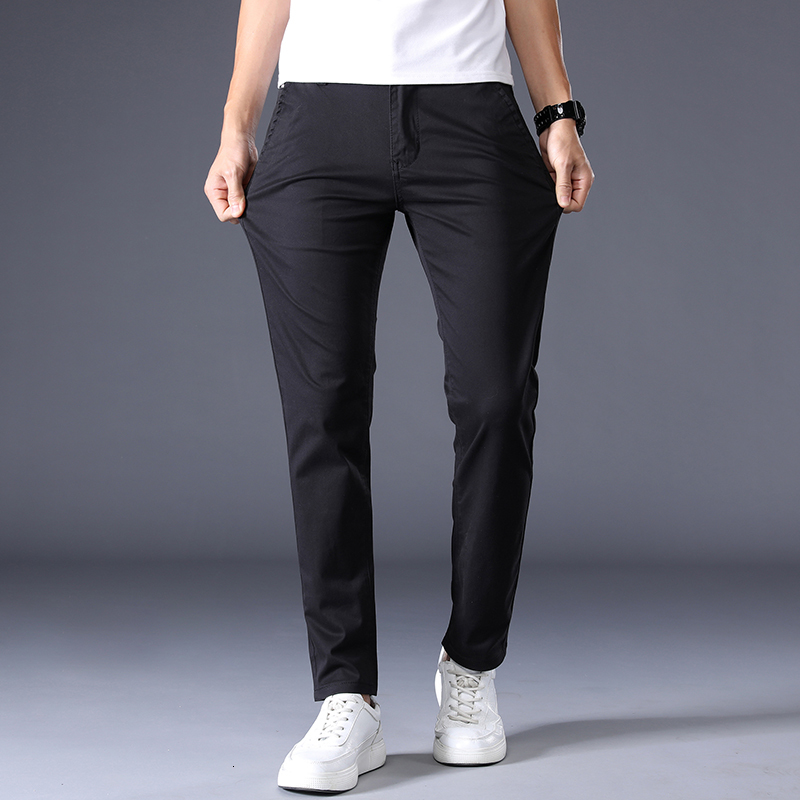 2021 7 Color Casual Pants Men Spring Autumn New Business Fashion Comfortable Stretch Cotton Elastic Pencil Jeans Trousers Nzet, Gray
2021 7 Color Casual Pants Men Spring Autumn New Business Fashion Comfortable Stretch Cotton Elastic Pencil Jeans Trousers Nzet, Gray