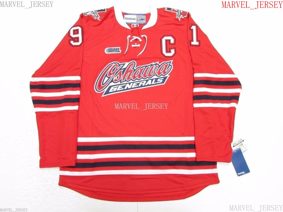 Cheap custom JOHN TAVARES OSHAWA GENERALS OHL RED HOCKEY JERSEY Stitch any name number XS-5XL, Black
Cheap custom JOHN TAVARES OSHAWA GENERALS OHL RED HOCKEY JERSEY Stitch any name number XS-5XL, Black