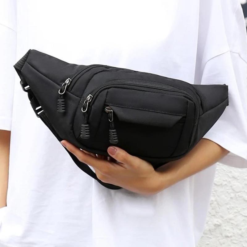 Waist Bags Men's Bag Women Simple Leisure Fashion Oxford Packs Ladies Designer Mobile Phone Pouch 2022 High Quality, Black
Waist Bags Men's Bag Women Simple Leisure Fashion Oxford Packs Ladies Designer Mobile Phone Pouch 2022 High Quality, Black
