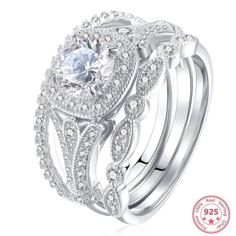 Cluster Rings 925 Sterling Silver Color Diamond Ring Set For Women Whtie Pure Topa Stone Three Sets Eight Arrow Wedding Gemstone
Cluster Rings 925 Sterling Silver Color Diamond Ring Set For Women Whtie Pure Topa Stone Three Sets Eight Arrow Wedding Gemstone