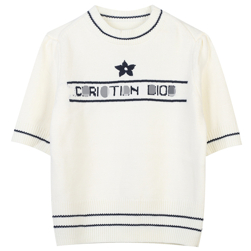 830 2021 Runway Autumn Brand SAme Style Sweater Short Sleeve Crew Neck White Fashion Womens Clothes High Quality Womens mingmei
830 2021 Runway Autumn Brand SAme Style Sweater Short Sleeve Crew Neck White Fashion Womens Clothes High Quality Womens mingmei