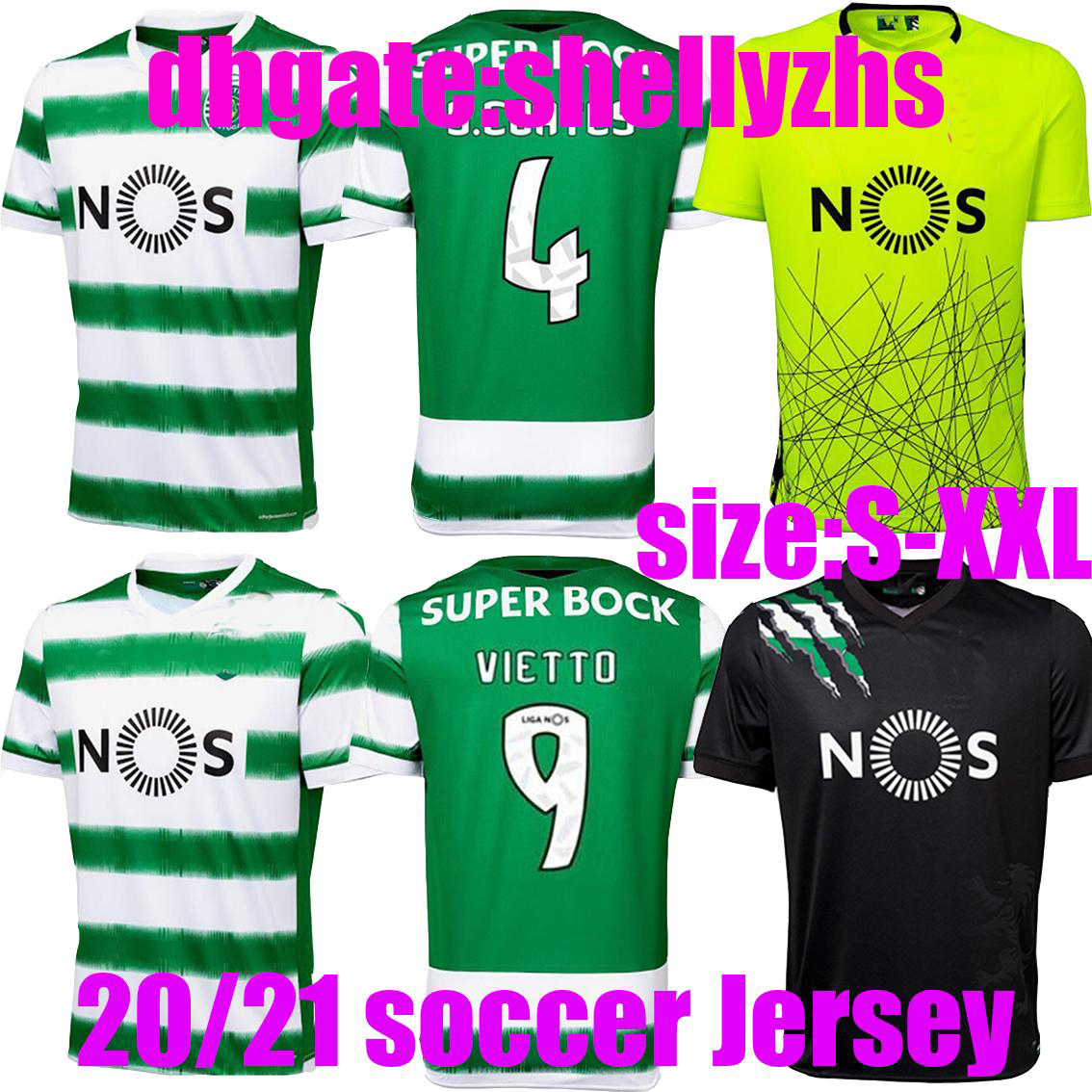 men kids Thai quality Sporting Soccer jersey 20 21 Lisbon Football Shirts 2020 2021 Ronaldo FERNANDES NANI Football jersey Maillot, Black
men kids Thai quality Sporting Soccer jersey 20 21 Lisbon Football Shirts 2020 2021 Ronaldo FERNANDES NANI Football jersey Maillot, Black