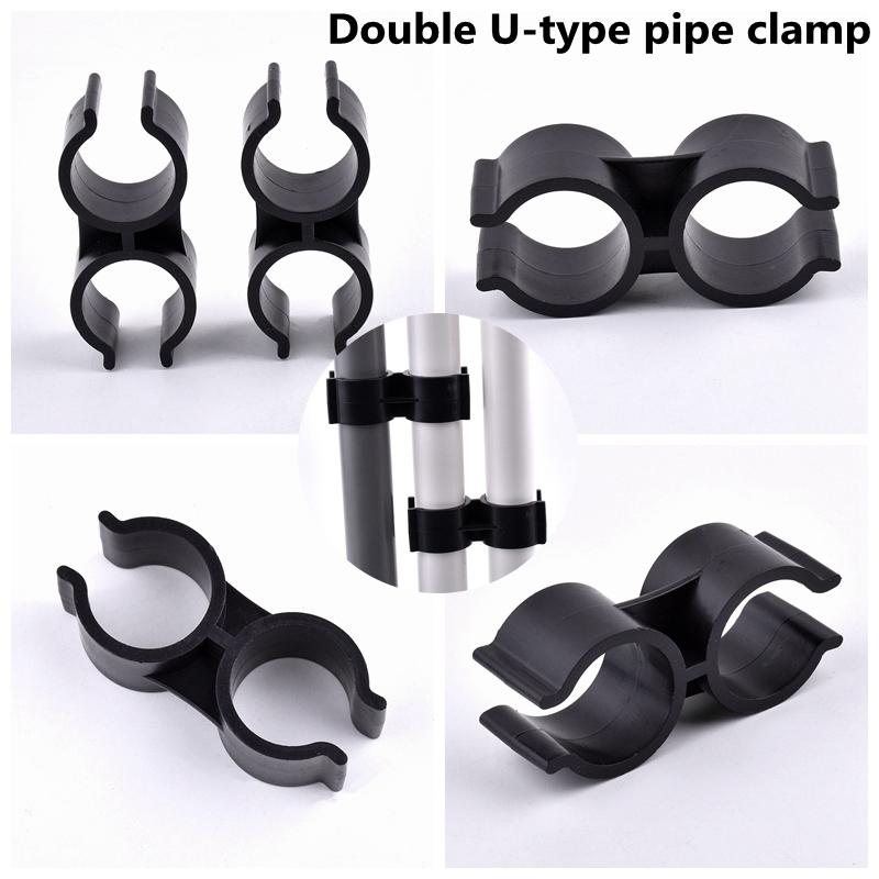 Watering Equipments 2-20Pcs 25mm PVC Double U-type Pipe Clamp Garden Water Connectors Irrigation Fittings Steady Clip Strap
Watering Equipments 2-20Pcs 25mm PVC Double U-type Pipe Clamp Garden Water Connectors Irrigation Fittings Steady Clip Strap
