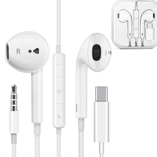 Wired Headphones In Ear Earphones with microphone 3D Stereo Earbuds Clear Sound 3.5mm Jack /Type C For Iphone 13 12 11 Huawei Xiaomi
Wired Headphones In Ear Earphones with microphone 3D Stereo Earbuds Clear Sound 3.5mm Jack /Type C For Iphone 13 12 11 Huawei Xiaomi