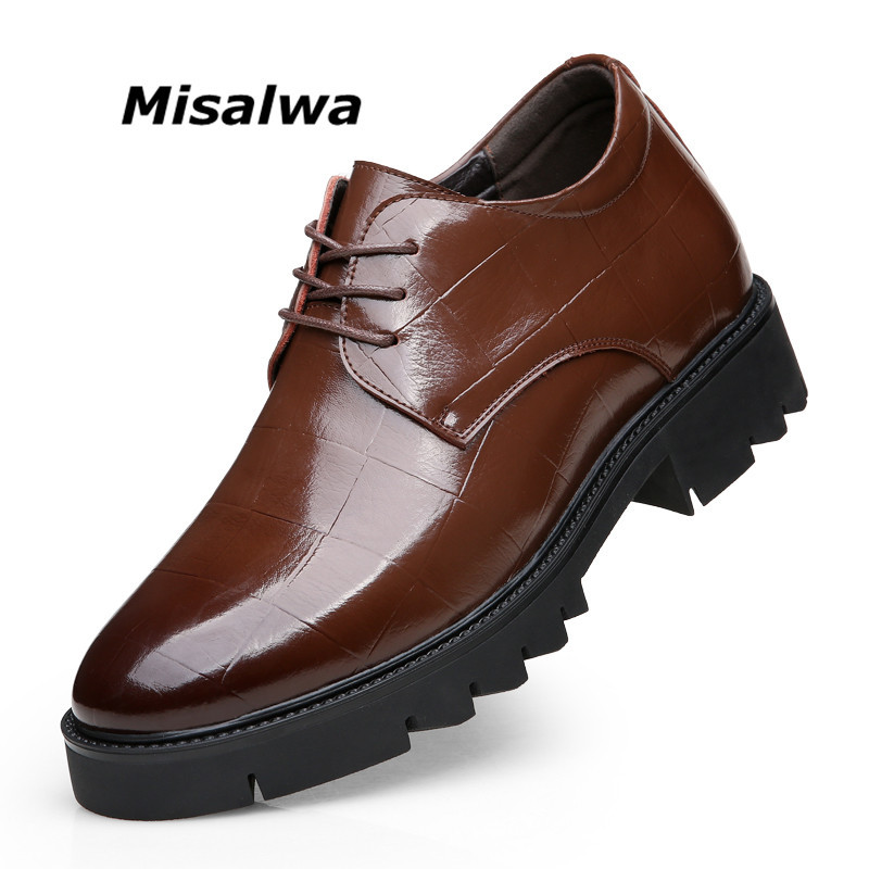 Misalwa Derby Mens Italian Dress Shoes 5/7CM Men Invisible Elevator Shoes High Heels Oxfords Formal Evening Flat Men Shoes 210304, Black
Misalwa Derby Mens Italian Dress Shoes 5/7CM Men Invisible Elevator Shoes High Heels Oxfords Formal Evening Flat Men Shoes 210304, Black