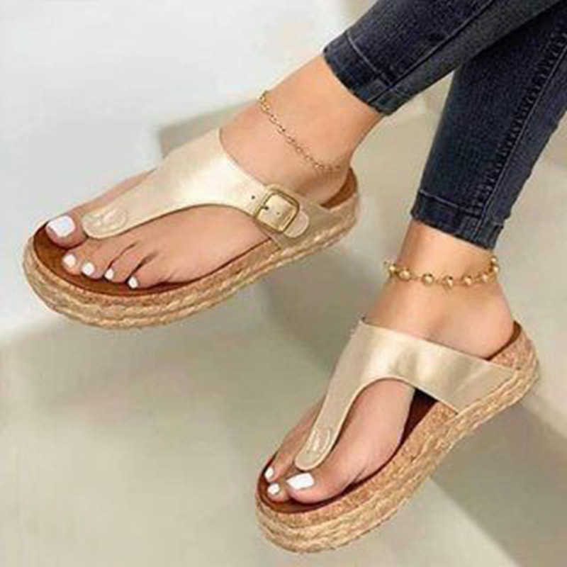Women Flip Flops Summer Fashion British Flat Flip-Flops Large Size 43 Outdoor Woman Slippers Cork Beach Sandals Open Toe Black Y0721, Dorado
Women Flip Flops Summer Fashion British Flat Flip-Flops Large Size 43 Outdoor Woman Slippers Cork Beach Sandals Open Toe Black Y0721, Dorado
