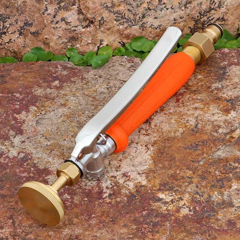 Household tap water press switch watering adjustable 5-hole copper nozzle water gun
Household tap water press switch watering adjustable 5-hole copper nozzle water gun