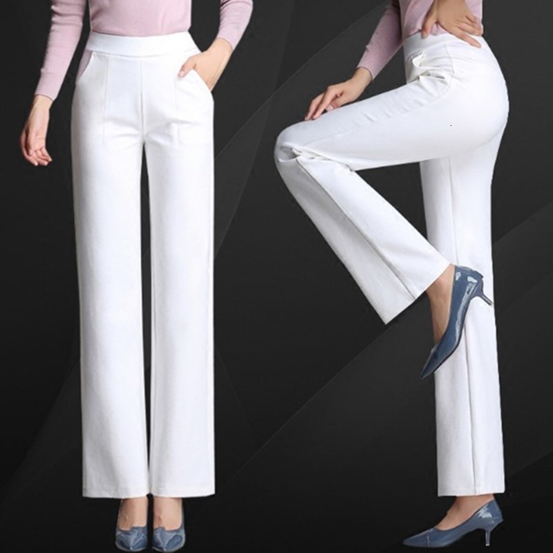 Elastic Belt Straight Fall 2021 New Waist Was Thin Nine White Women's Pants Yl45
Elastic Belt Straight Fall 2021 New Waist Was Thin Nine White Women's Pants Yl45