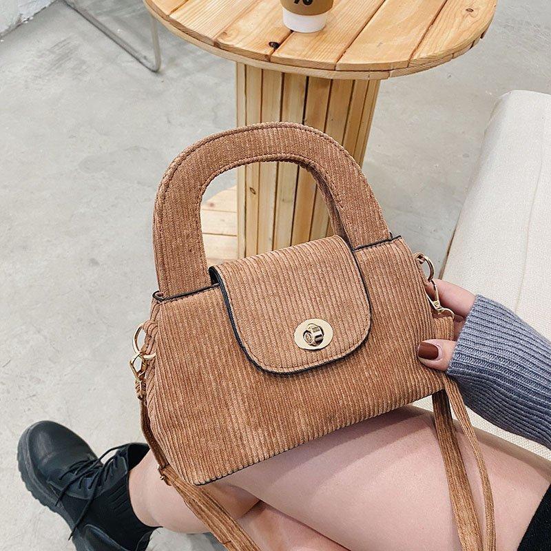Women's Mini Corduroy Shoulder Bag Female New Small Canvas Handbag Totes Ladies Casual Vintage Purse Cloth Bucket Pouch For Girl, Black
Women's Mini Corduroy Shoulder Bag Female New Small Canvas Handbag Totes Ladies Casual Vintage Purse Cloth Bucket Pouch For Girl, Black