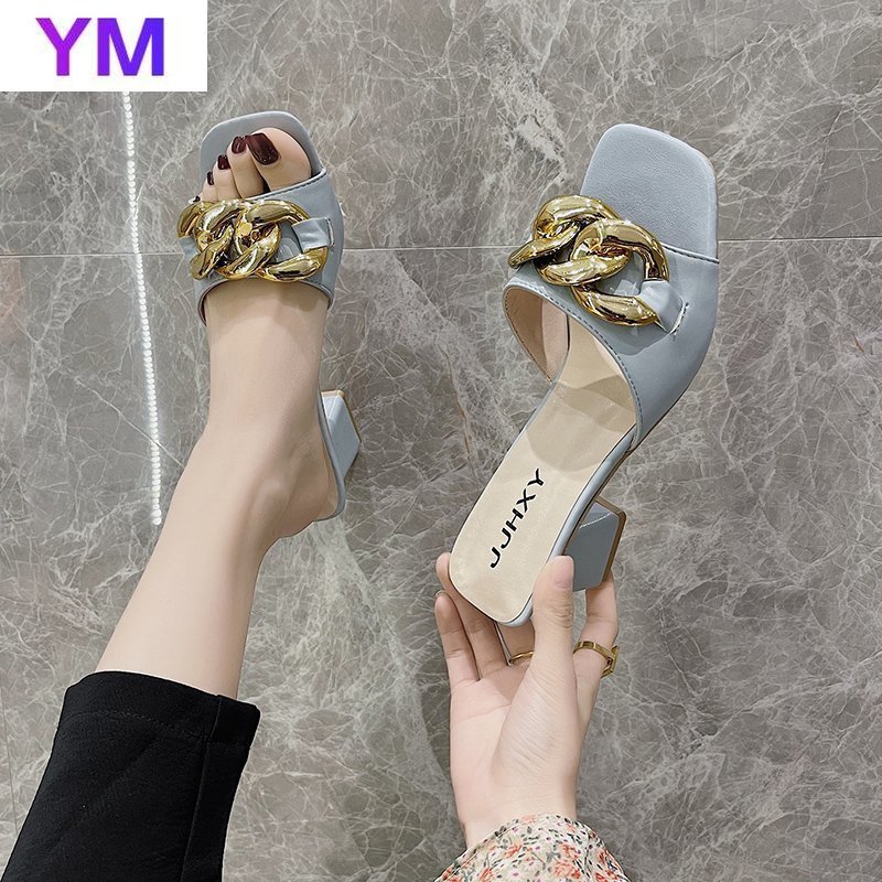 2021 Sexy Solid Women Sandals Square Toe Summer Lady Heels Shoes Fashion Metal Decorate Ladies Sandals Zapatillas Mujer Casa 43 K78, Apricot
2021 Sexy Solid Women Sandals Square Toe Summer Lady Heels Shoes Fashion Metal Decorate Ladies Sandals Zapatillas Mujer Casa 43 K78, Apricot