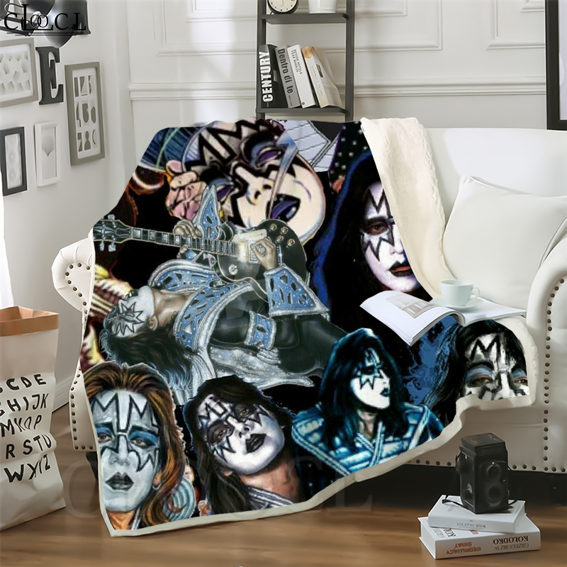 CLOOCL New Glam Metal Kiss Band 3D Print Hip-hop Style Air Conditioning Blanket Teens Bedding Throw Blankets Plush Quilt
CLOOCL New Glam Metal Kiss Band 3D Print Hip-hop Style Air Conditioning Blanket Teens Bedding Throw Blankets Plush Quilt