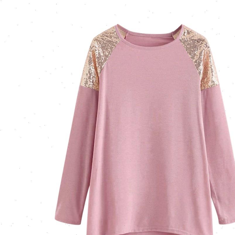 women shirts fashion plus size tunic female o neck long sleeve contrast sequin patchwork and shirt ropa mujer, White
women shirts fashion plus size tunic female o neck long sleeve contrast sequin patchwork and shirt ropa mujer, White
