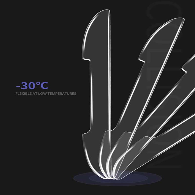 Vehicle Transparent Anti-collision Strip Car Sticker Auto Door Side Scratch-proof Anti-scratch Rear-view Mirror Decorative Rubber Strips