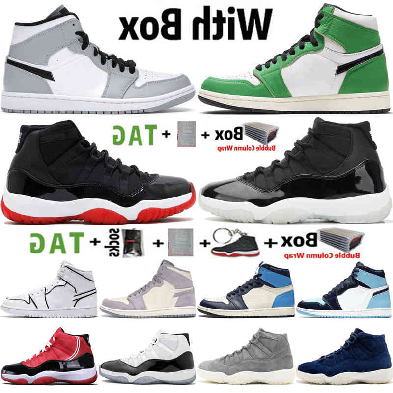 2021 High Jumpman 1 Lucky Green Light Smoke Grey UNC 1s Mens Basketball Shoes 11 11s 25th Anniversary Concord Sneakers Trainers Size 36-47, 34
2021 High Jumpman 1 Lucky Green Light Smoke Grey UNC 1s Mens Basketball Shoes 11 11s 25th Anniversary Concord Sneakers Trainers Size 36-47, 34