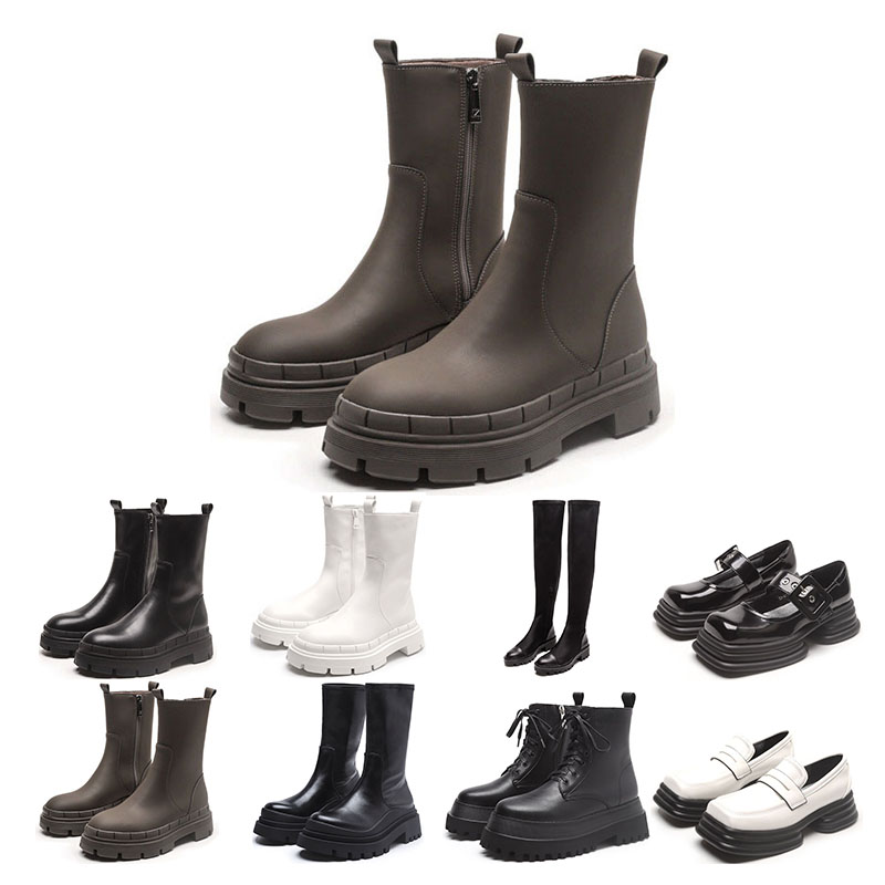 top Martin boots Chelsea womens black white Pistachio Frost Plaid high low platform Ankle Half Boot round toes fashion outdoor
top Martin boots Chelsea womens black white Pistachio Frost Plaid high low platform Ankle Half Boot round toes fashion outdoor
