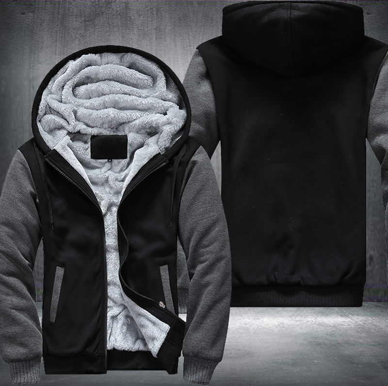 USA EU size Plus size Fashion Print Hoodies Men Thicken Fleece Sweatshirts Long Sleeve Jacket Free Shipping 201020