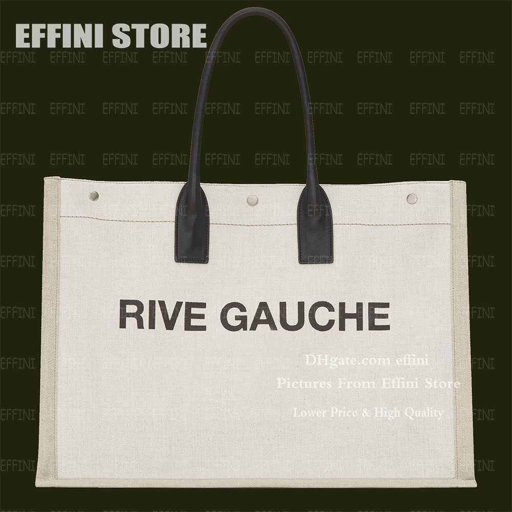 5A+Top Designer Handbags Beach Rive Gauche Tote Bags Women Rivet Fashion Black Linen Shoulder Purses luxurious Large Capacity Travel Shopping Bag 48cm Effini, Dark grey
5A+Top Designer Handbags Beach Rive Gauche Tote Bags Women Rivet Fashion Black Linen Shoulder Purses luxurious Large Capacity Travel Shopping Bag 48cm Effini, Dark grey