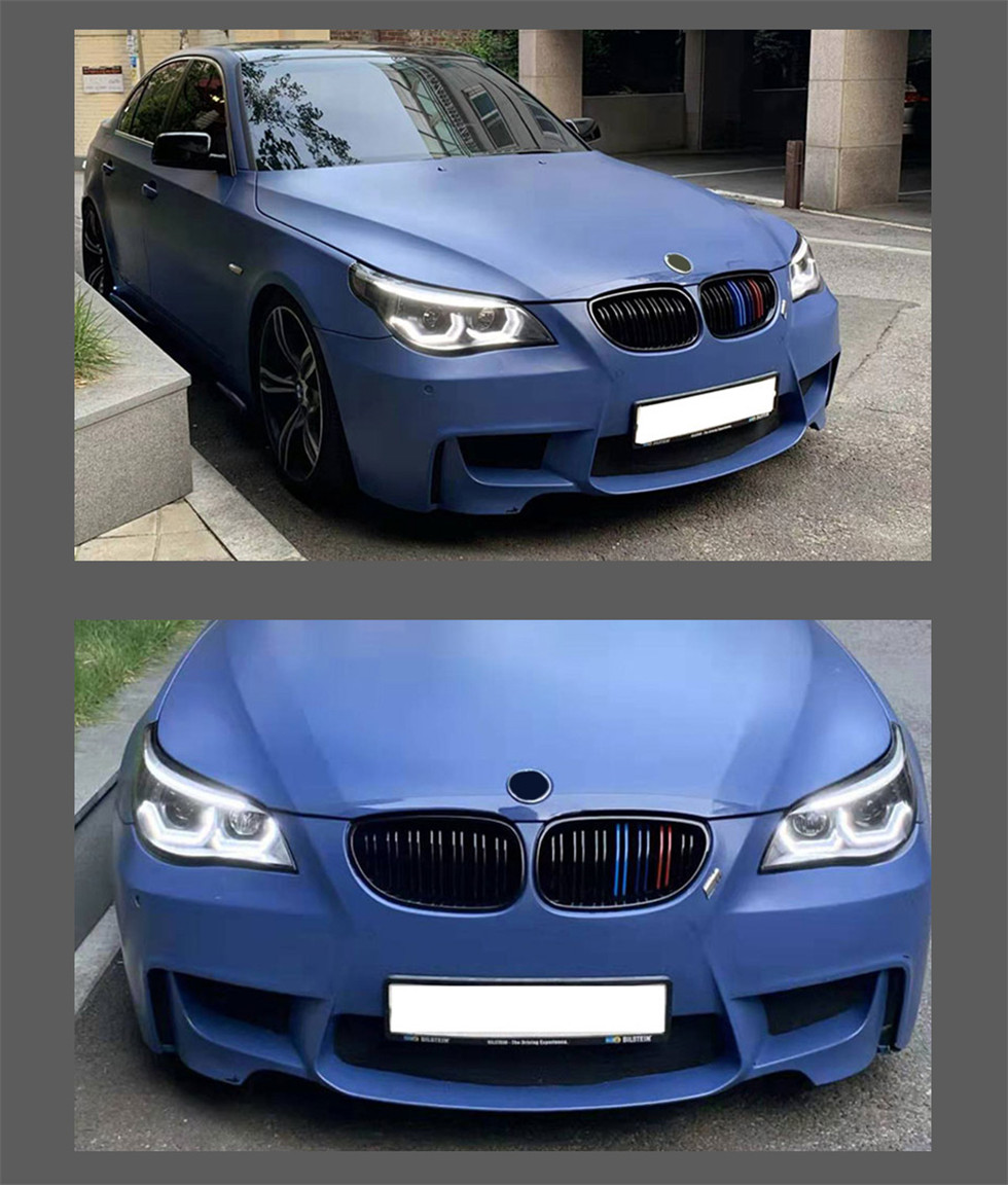 Car Head Lights Parts For BMW E60 2003-2010 Headlights Front Lamp LED Signal Brake Reversing Parking Fog Lights