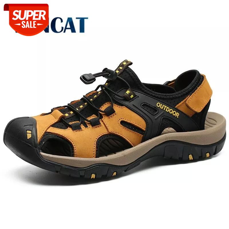 2019 New Men Summer Sandals Genuine Leather Casual Shoes Man Roman Style Beach Sandals Brand Men Summer Sneakers Size 38-48 #U81D, Black
2019 New Men Summer Sandals Genuine Leather Casual Shoes Man Roman Style Beach Sandals Brand Men Summer Sneakers Size 38-48 #U81D, Black
