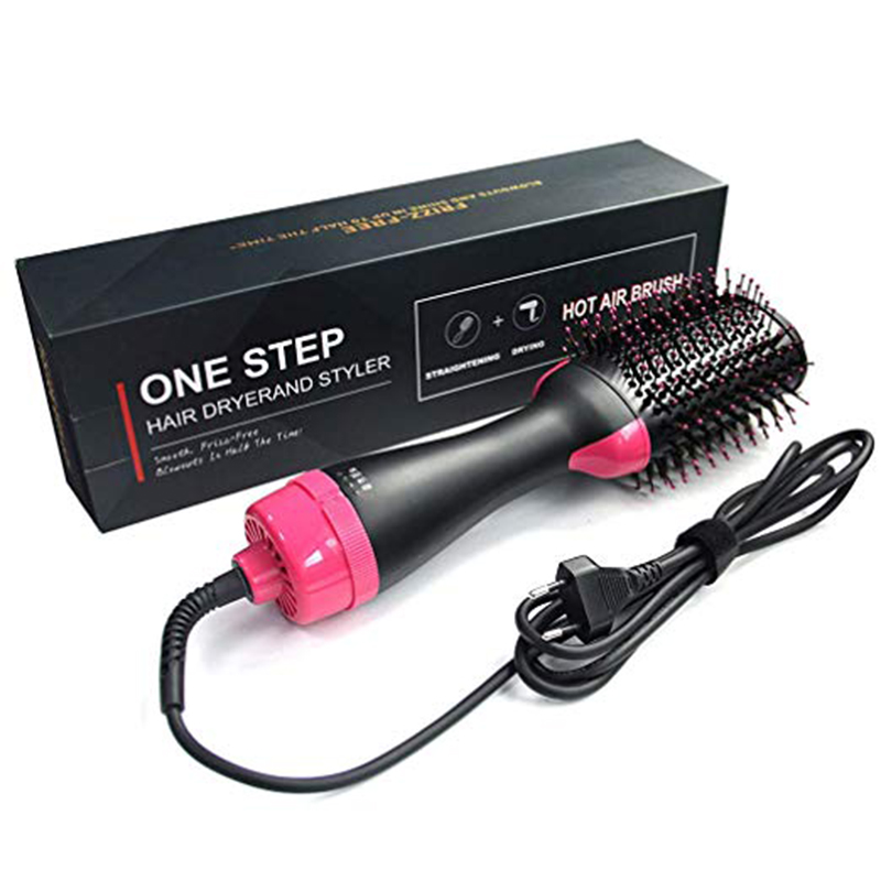 One Step Electric Hot Air Brush Multifunctional Negative Ions Hair Blow Dryer Straightener Brush Smooth Frizz & Ionic Technology
One Step Electric Hot Air Brush Multifunctional Negative Ions Hair Blow Dryer Straightener Brush Smooth Frizz & Ionic Technology