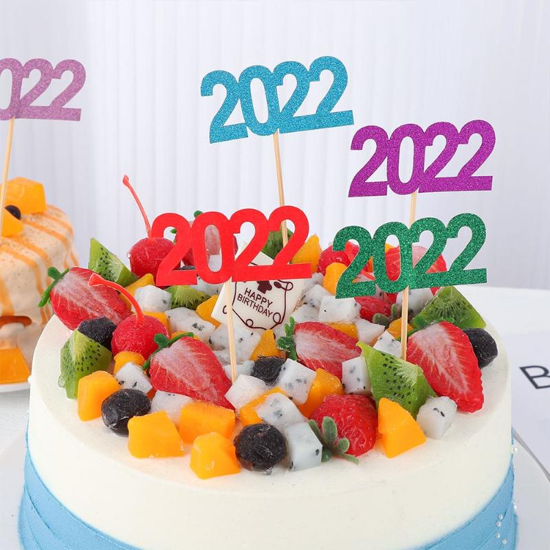 Other Festive & Party Supplies 12pcs 2022 Cake Topper Year Decoration Glittering Eve Cupcake Toppers Christmas Decor Natal
Other Festive & Party Supplies 12pcs 2022 Cake Topper Year Decoration Glittering Eve Cupcake Toppers Christmas Decor Natal