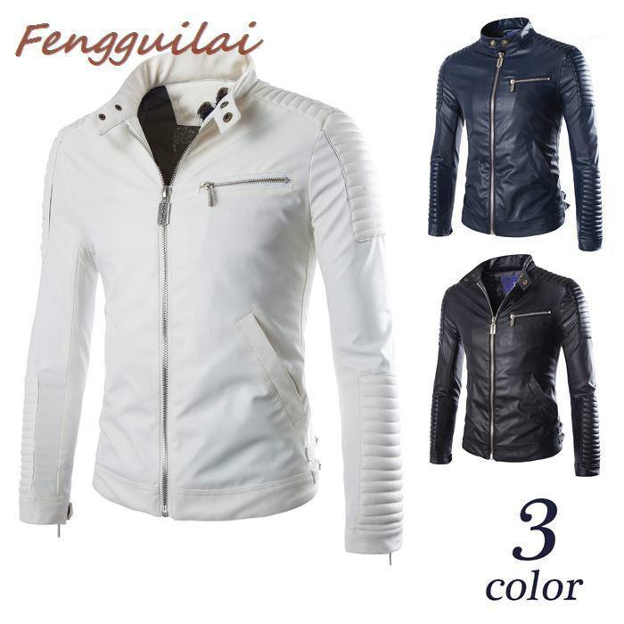 Men's Jackets Brand White Black PU Leather Jacket Men 2021 Winter Motorcycle Design Mens Slim Fit Biker Stylish Homme Veste Cuir
Men's Jackets Brand White Black PU Leather Jacket Men 2021 Winter Motorcycle Design Mens Slim Fit Biker Stylish Homme Veste Cuir