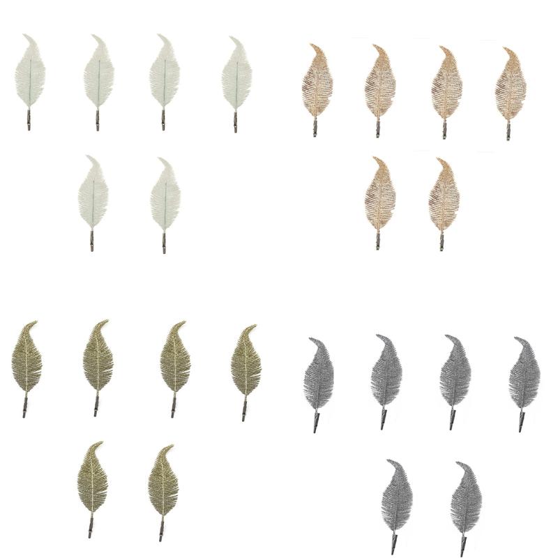 Christmas Decorations 6pcs Glitter Feather Clip Tree Leaf Clamps Leaves Ornament Holiday Dressing Flower Arrangements Wreaths
Christmas Decorations 6pcs Glitter Feather Clip Tree Leaf Clamps Leaves Ornament Holiday Dressing Flower Arrangements Wreaths
