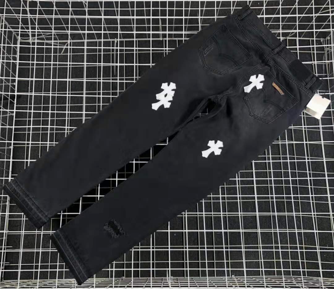Jeans Fashion Croxin Brand Croxin Cross Skin Patchwork Worn Out Old Men's and Women's Pants Trend Hearts, Black
Jeans Fashion Croxin Brand Croxin Cross Skin Patchwork Worn Out Old Men's and Women's Pants Trend Hearts, Black
