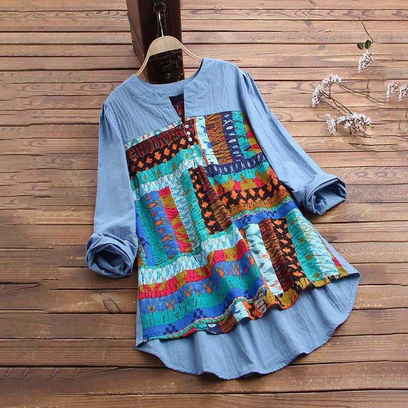 Summer Print Womens Tops And Blouses Fahsion V Neck Long Sleeve Streetwear Casual Shirts Elegant Plus Size Ladies Work Blouse 210608, Orange
Summer Print Womens Tops And Blouses Fahsion V Neck Long Sleeve Streetwear Casual Shirts Elegant Plus Size Ladies Work Blouse 210608, Orange