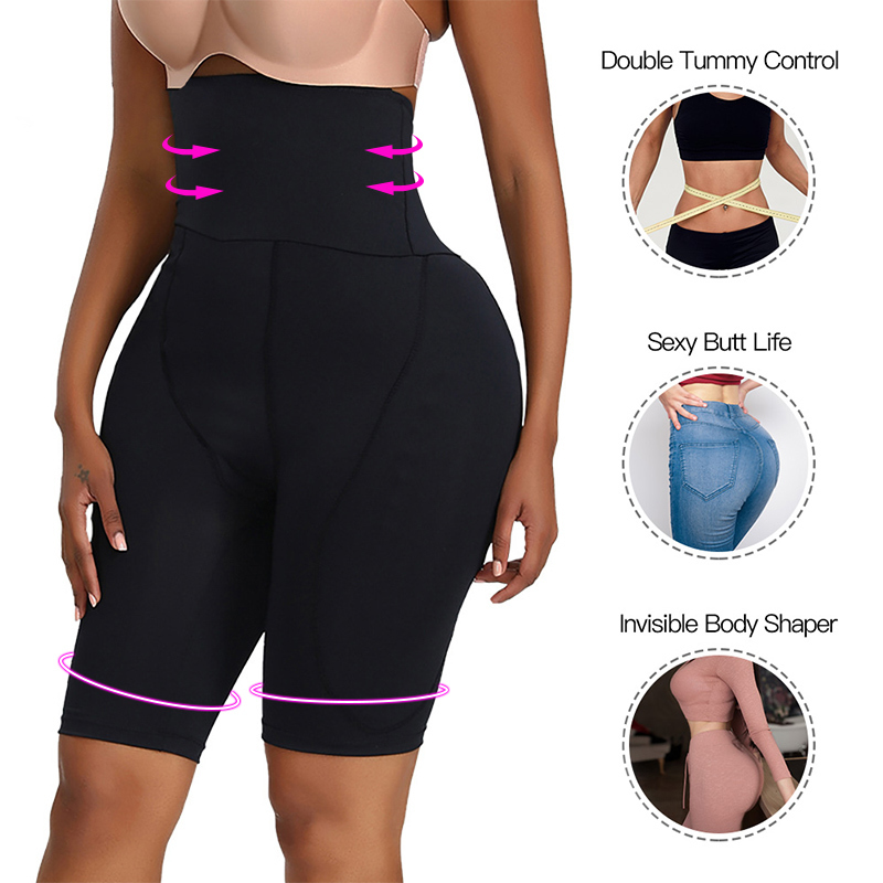Women Butt Lifter Shapewear Waist Tummy Control Padded Panties Big Hip Pads Panties Buttocks Thigh Slimmer Ass