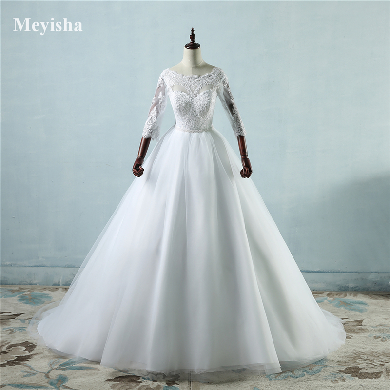 ZJ9091 Sexy Lace China Sweetheart Ball Prom Gowns Bridal Dress With Train High Quality Plus Size 16 18 20 22 24 26