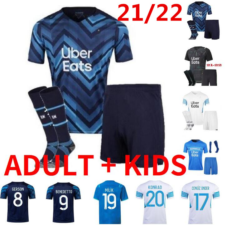 GUENDOUZI PAYET MILIK KAMARA Soccer jersey 2021 2022 OM Maillot Foot CUISANCE THAUVIN BENEDETTO jerseys 21 22 shirts Men+Kids
GUENDOUZI PAYET MILIK KAMARA Soccer jersey 2021 2022 OM Maillot Foot CUISANCE THAUVIN BENEDETTO jerseys 21 22 shirts Men+Kids