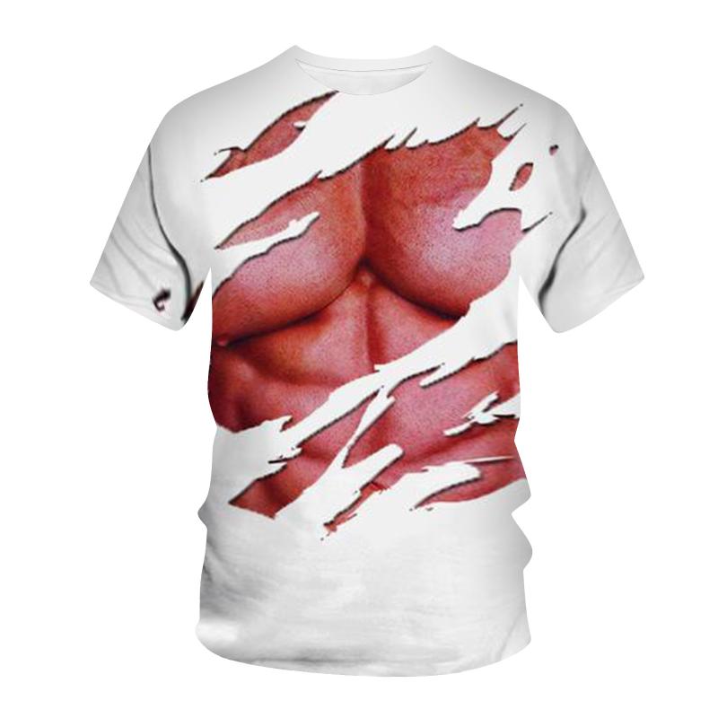 Men's T-Shirts Muscle Tattoo Print T-shirt Men Short Sleeve Funny Hip Hop Printed Summer Casual Cool, White
Men's T-Shirts Muscle Tattoo Print T-shirt Men Short Sleeve Funny Hip Hop Printed Summer Casual Cool, White