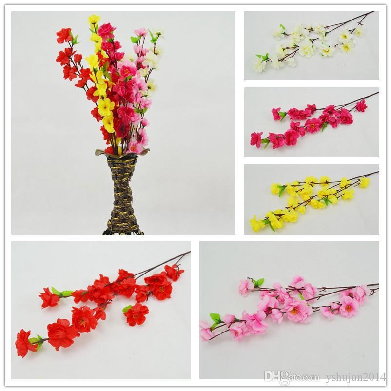 Wholesale 65CM/25.6inch Artificial Branches Of Peach Cherry Blossom Silk Flowers Home Wedding Decoration Flower
Wholesale 65CM/25.6inch Artificial Branches Of Peach Cherry Blossom Silk Flowers Home Wedding Decoration Flower