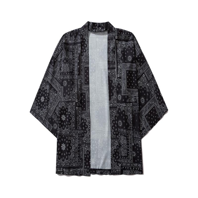 Men's Casual Shirts Cardigan Japanese Style Open Sleeve Cover Up Loose 3/4 Front Print Men, White;black
Men's Casual Shirts Cardigan Japanese Style Open Sleeve Cover Up Loose 3/4 Front Print Men, White;black