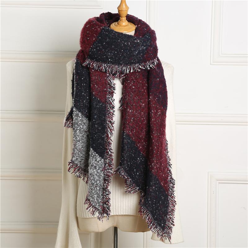 Scarves 2021 Winter Cashmere Scarf Lady Neck Wraps Women Warm Shawl Long Pashmina Large Female Hijab Wool Poncho Blanket Bandana, Blue;gray
Scarves 2021 Winter Cashmere Scarf Lady Neck Wraps Women Warm Shawl Long Pashmina Large Female Hijab Wool Poncho Blanket Bandana, Blue;gray