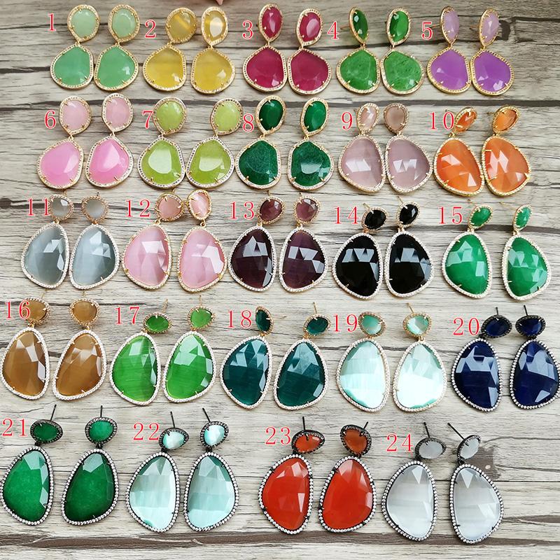 Dangle & Chandelier 1 Pair Cat Eyes' Gem Stone Jewelry Drop Opal Earrings, Micro Pave CZ Faceted Earrings For Women ER205, Silver
Dangle & Chandelier 1 Pair Cat Eyes' Gem Stone Jewelry Drop Opal Earrings, Micro Pave CZ Faceted Earrings For Women ER205, Silver