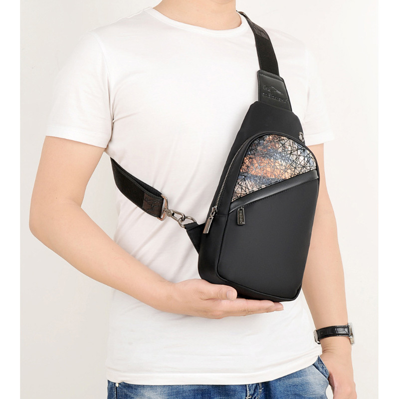 Cotton Fabric chest Pack Men Sport Shoulder Travel Bags Crossbody Bag USB Charge Fashion Designer Men's Polyester Sling Bag 173 C0305, Pattern army black
Cotton Fabric chest Pack Men Sport Shoulder Travel Bags Crossbody Bag USB Charge Fashion Designer Men's Polyester Sling Bag 173 C0305, Pattern army black
