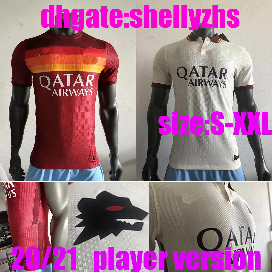 Player version DZEKO PEROTTI PASTORE ZANIOLO soccer jersey roma 2021 TOTTI jerseys 20 21 football kit shirt as maillot de foot, Image
Player version DZEKO PEROTTI PASTORE ZANIOLO soccer jersey roma 2021 TOTTI jerseys 20 21 football kit shirt as maillot de foot, Image