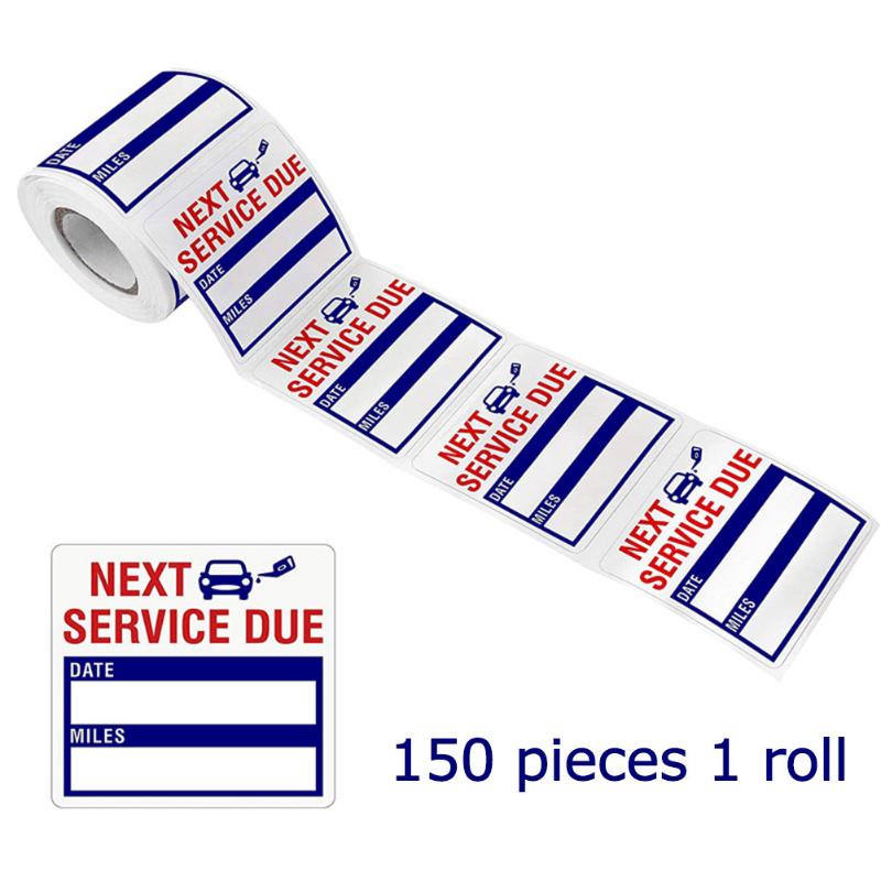 Interior Decorations Oil Change Stickers Service Sticker 150pcs/roll 2*2inch Clear
Interior Decorations Oil Change Stickers Service Sticker 150pcs/roll 2*2inch Clear