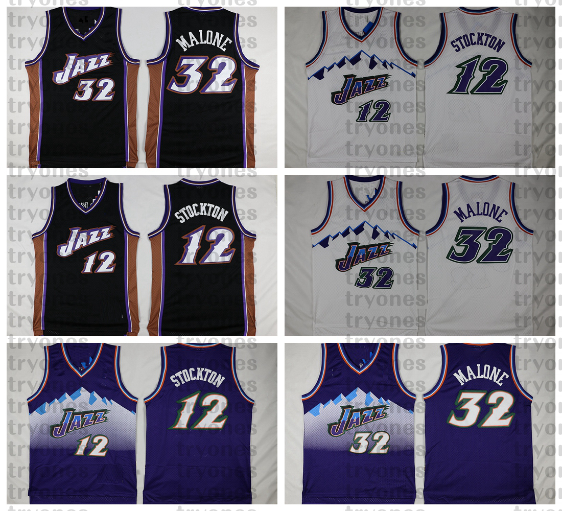 Mens Vintage 1996-97 Basketball Jerseys 12 John Stockton 32 Karl Malone Snow Mountain Purple White Stitched Shirts, Black
Mens Vintage 1996-97 Basketball Jerseys 12 John Stockton 32 Karl Malone Snow Mountain Purple White Stitched Shirts, Black