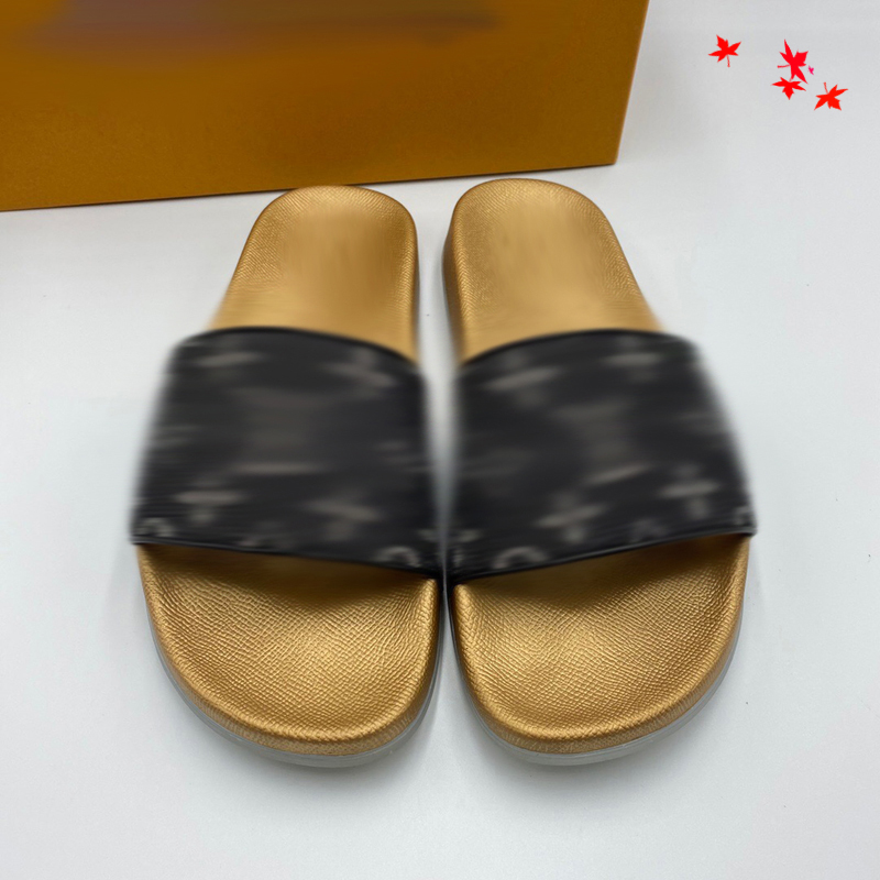 2021 Slipper Designer Slide Summer sandals Fashion Men Beach Indoor Flat Flip Flops Leather luxurys Shoes mens Slippers with box Size 39-45 -H2, Gold
2021 Slipper Designer Slide Summer sandals Fashion Men Beach Indoor Flat Flip Flops Leather luxurys Shoes mens Slippers with box Size 39-45 -H2, Gold