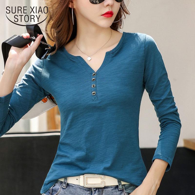 Women's T-Shirt 2022 Autumn Plus Size Women Tshirt V-neck Cotton Long Sleeve Shirt Loose Simple Bottoming Korean Office Lady 10799, White
Women's T-Shirt 2022 Autumn Plus Size Women Tshirt V-neck Cotton Long Sleeve Shirt Loose Simple Bottoming Korean Office Lady 10799, White