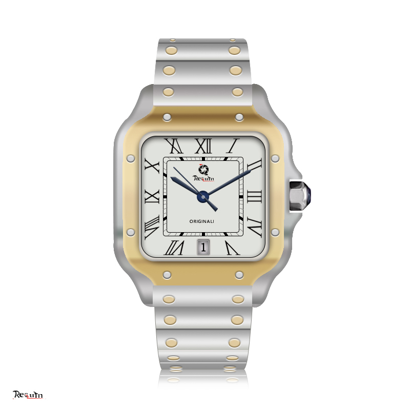 Men's Luxury Automatic Mechanical Watch 100XL REQUIN Santo Silver Gold Stainless Steel Case WSSA Calendar Three Hands Dial Sapphire Waterproof Quality, Box
Men's Luxury Automatic Mechanical Watch 100XL REQUIN Santo Silver Gold Stainless Steel Case WSSA Calendar Three Hands Dial Sapphire Waterproof Quality, Box