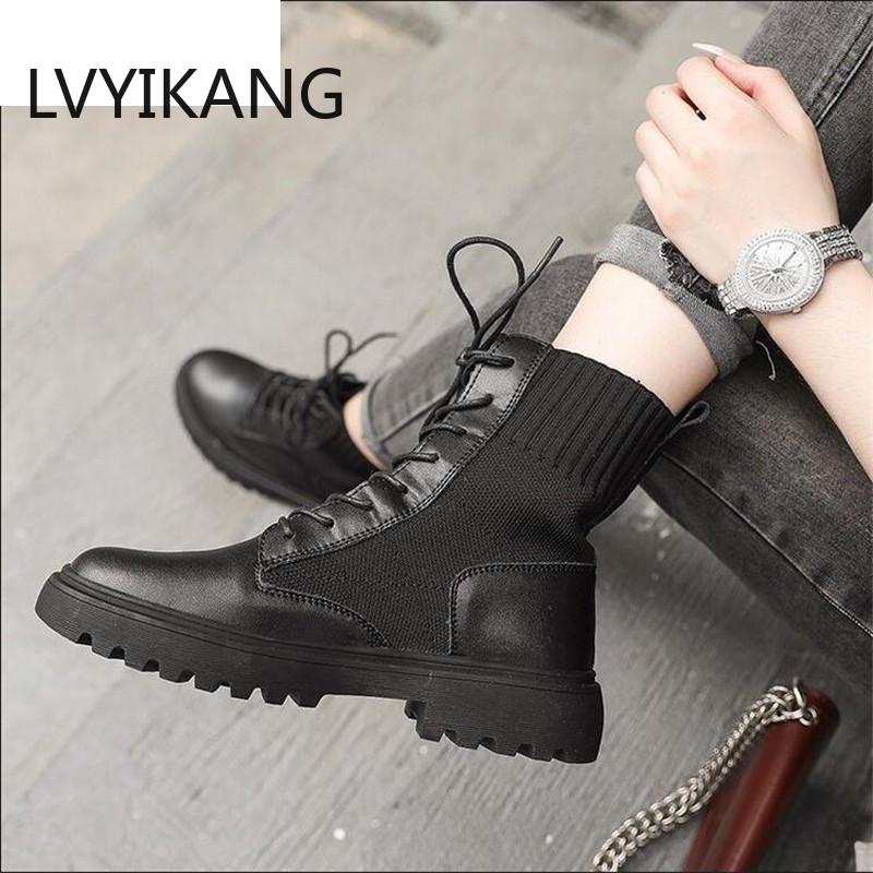 Boots LVYIKANG 2021 Black Ankle For Women Lace Up Platform Winter Warm Plush Street Style Shoes Size 40
Boots LVYIKANG 2021 Black Ankle For Women Lace Up Platform Winter Warm Plush Street Style Shoes Size 40