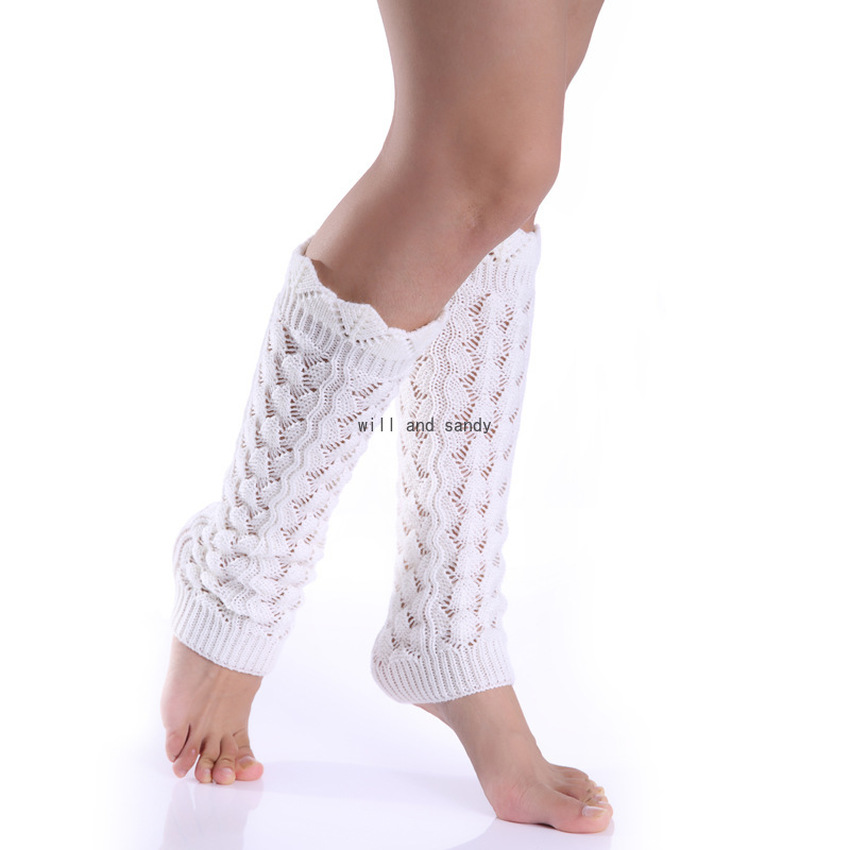 Crochet Knit Knee High Anklet Leg Warmers Autumn Winter Socks Hollow Boot Cuffs Toppers Leggings Women Girls Loose Stockings Red Black Will and Sandy, Black;white
Crochet Knit Knee High Anklet Leg Warmers Autumn Winter Socks Hollow Boot Cuffs Toppers Leggings Women Girls Loose Stockings Red Black Will and Sandy, Black;white