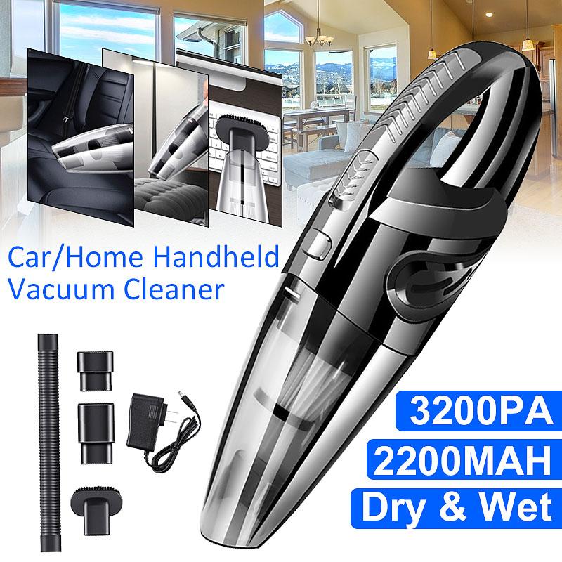 4000PA Wireless Vacuum Cleaner Portable Handheld Cordless Rechargeable Pet Hair Car Vacuum Dry Wet Busters 150W 12V for Home Car
4000PA Wireless Vacuum Cleaner Portable Handheld Cordless Rechargeable Pet Hair Car Vacuum Dry Wet Busters 150W 12V for Home Car