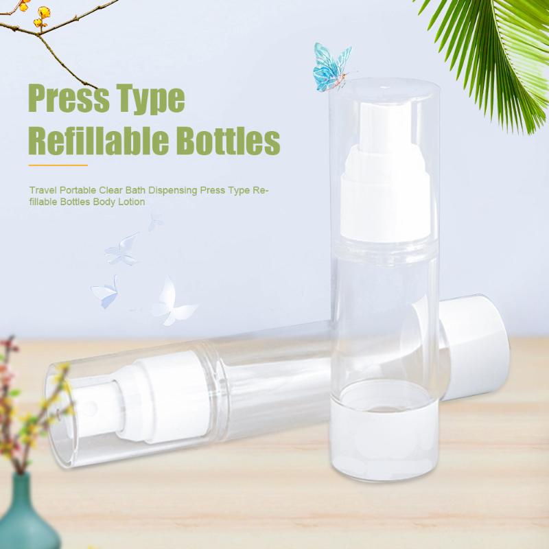 Essential Oil Bath Container Pump Refillable Bottles Press Type Dispensing Shampoo Hand Creams Travel Portable Clear Body Lotion
Essential Oil Bath Container Pump Refillable Bottles Press Type Dispensing Shampoo Hand Creams Travel Portable Clear Body Lotion